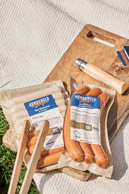 Beisser Würstchen Hamburger Jungs